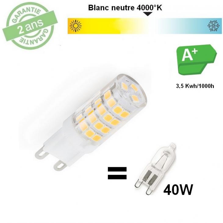 Ampoule LED G9 3,5W 4000°K 350 lm
