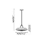 PLEC : suspension industrielle vintage LED 15W