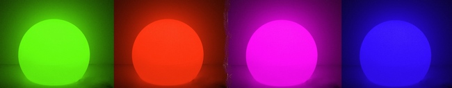 balda-g ou balda-p + lampe led 9W RGB