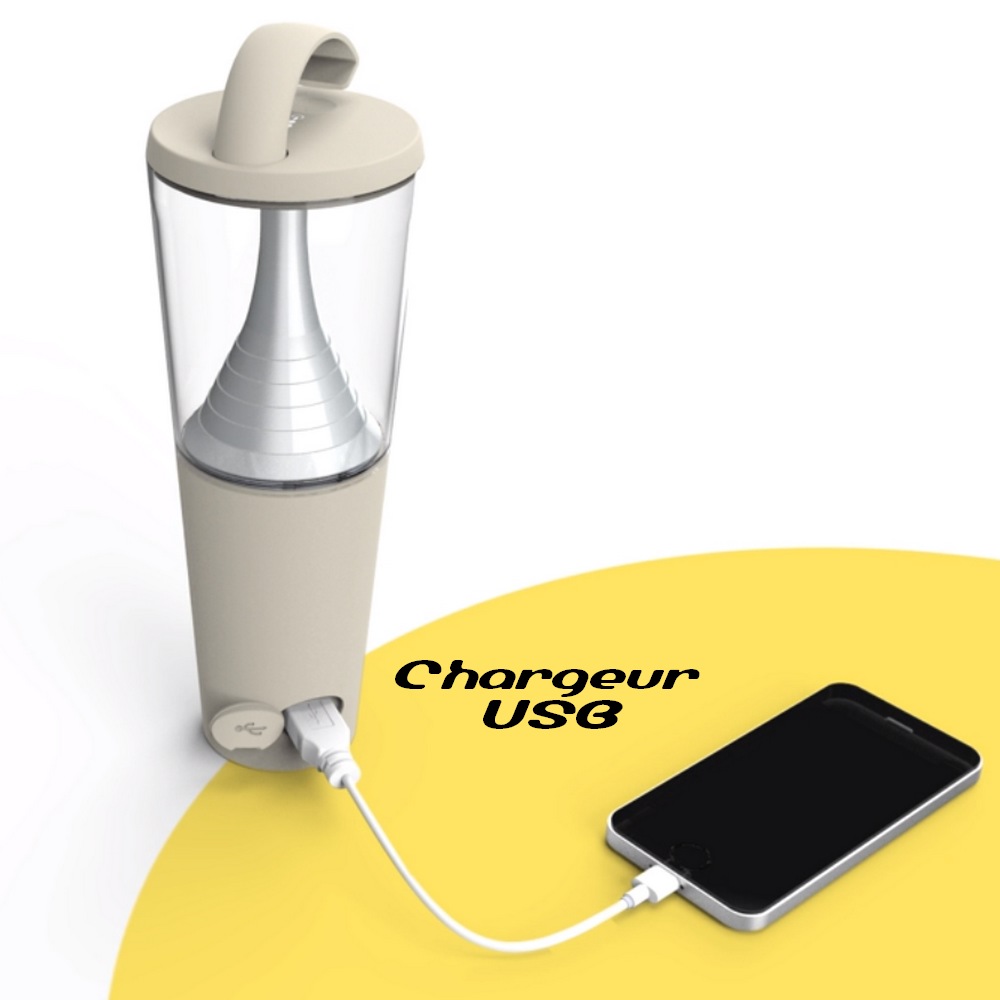 Charger votre téléphone à partir de la lampe LED autonome