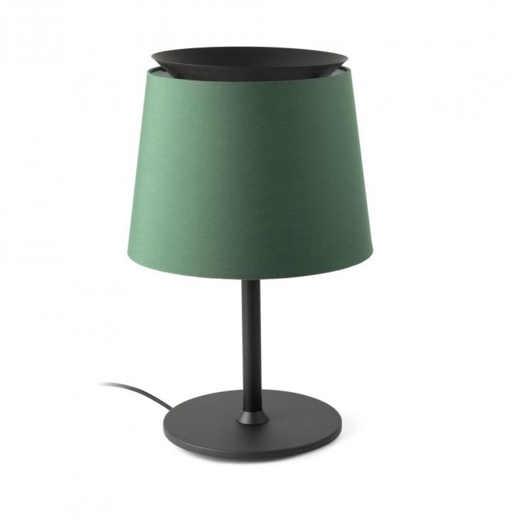 FARO 20305-84 Lampe de table noire et verte SAVOY 