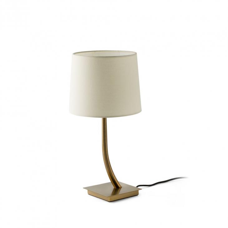 FARO 29685-05 Lampe de table bronze et beige REM 
