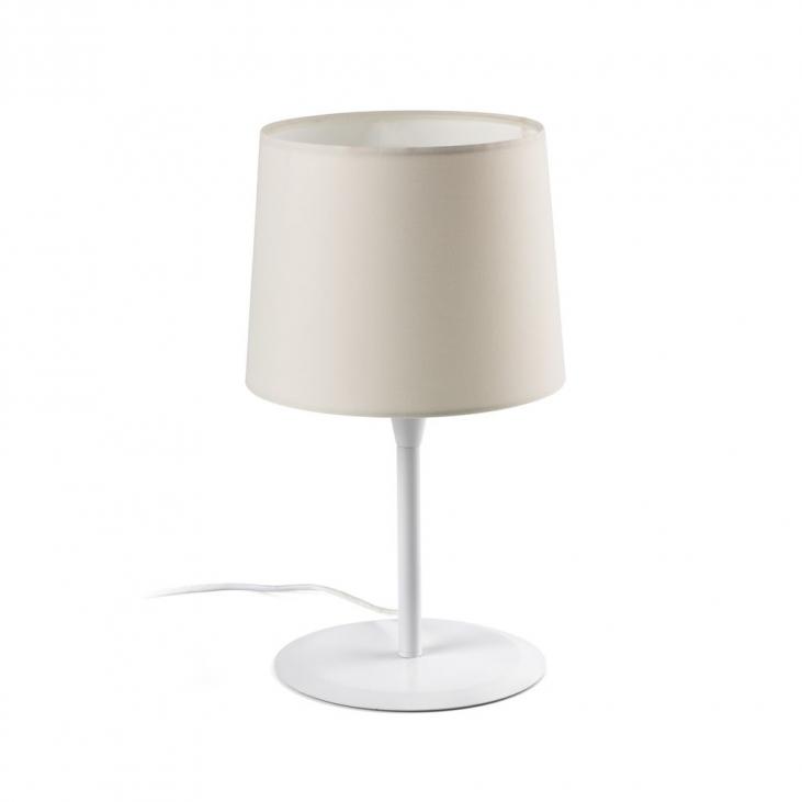 FARO 64310-05 Lampe de table blanche et beige CONGA 