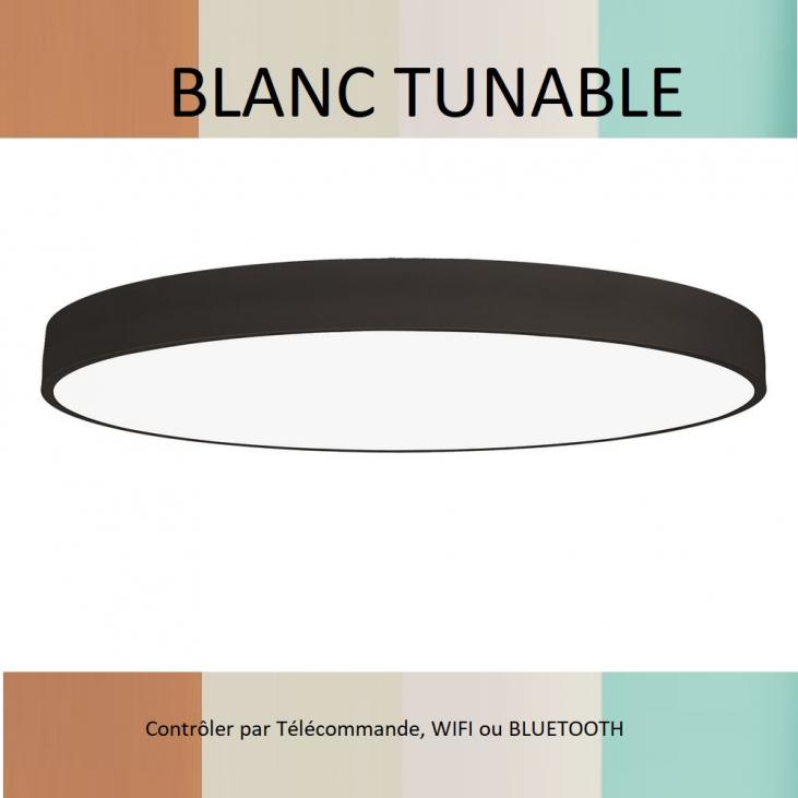3453/100 Plafonnier intérieur noir texturé ISIA TUNABLE WHITE