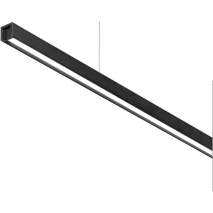ARKOSLIGHT Suspension noire texturée LINE MICRO 1400