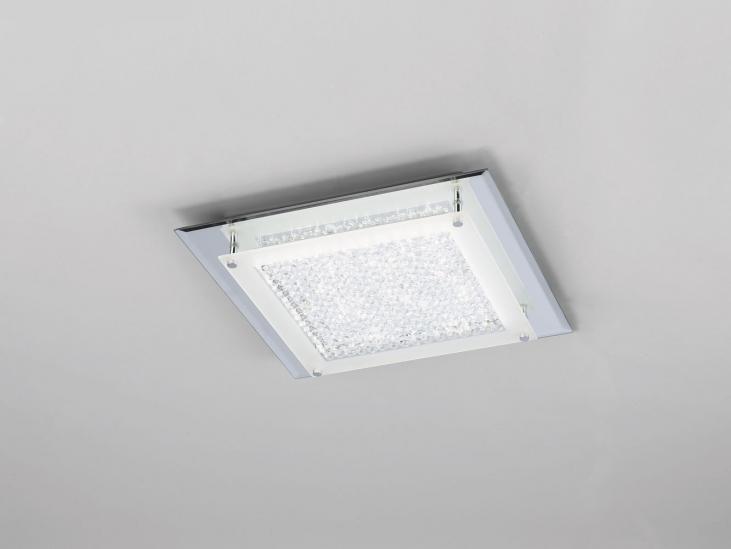 MANTRA 4581 Plafonnier intérieur chromé et transparent CRYSTAL LED