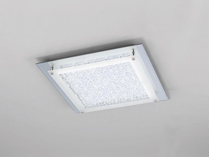 MANTRA 4582 Plafonnier intérieur chromé et transparent CRYSTAL LED