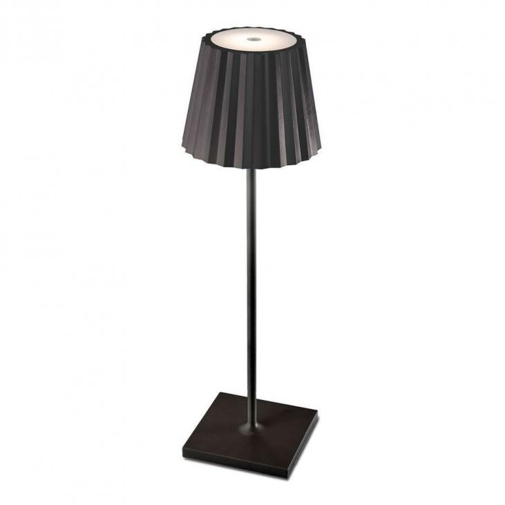 MANTRA 6480 Lampe de table extérieur noire et transparente K2