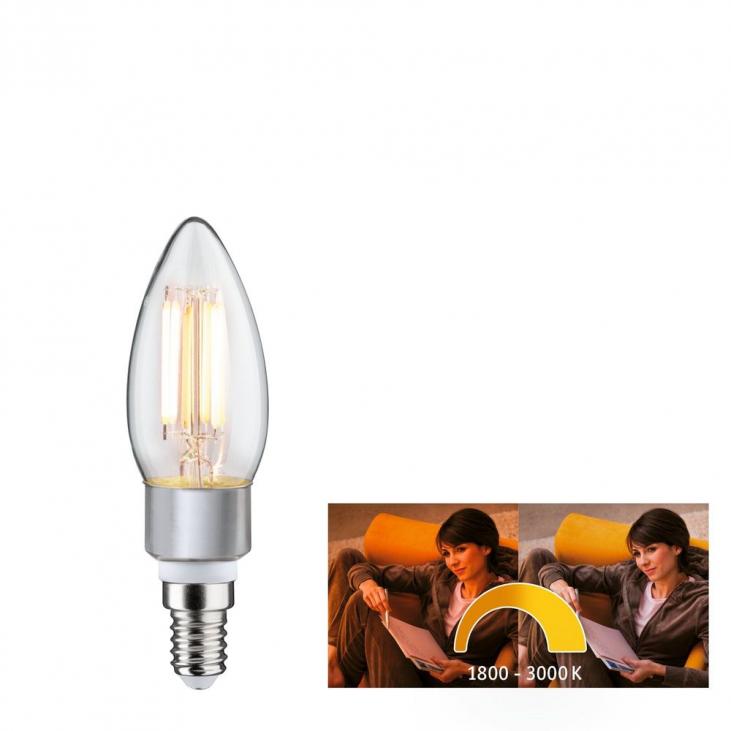 PAULMANN 28777 Ampoule LED 5W E14 1800-3000K (dim to warm)