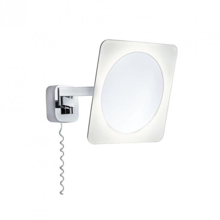 PAULMANN 70468 Applique de salle de bain couleur chrome, blanc, miroir BELA