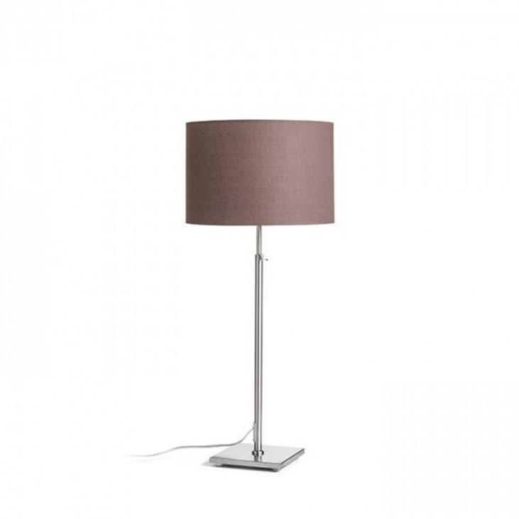 RENDL R12665 Lampe de table couleur brun nickel mat EDIKA