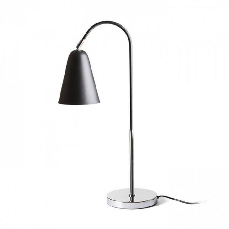 RENDL R12675 Lampe de table couleur noir chrome GARBO