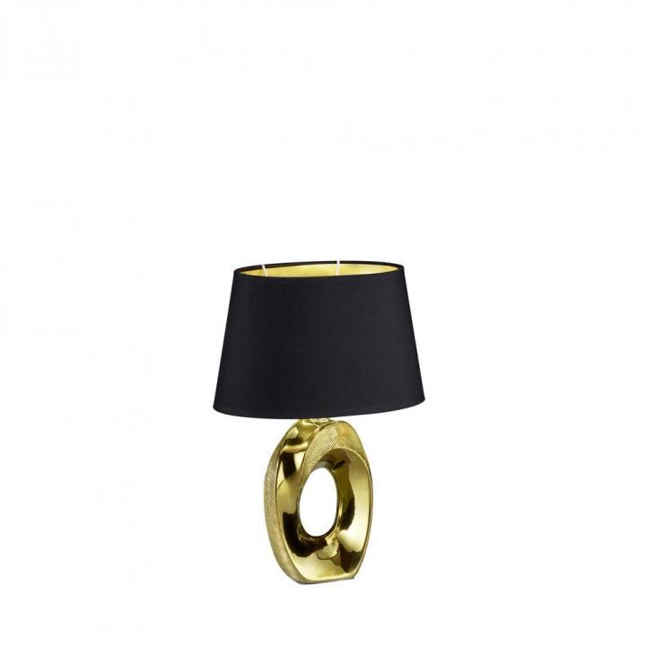 TRIO R50511079 Lampe de table intérieur dorée et noire TABA