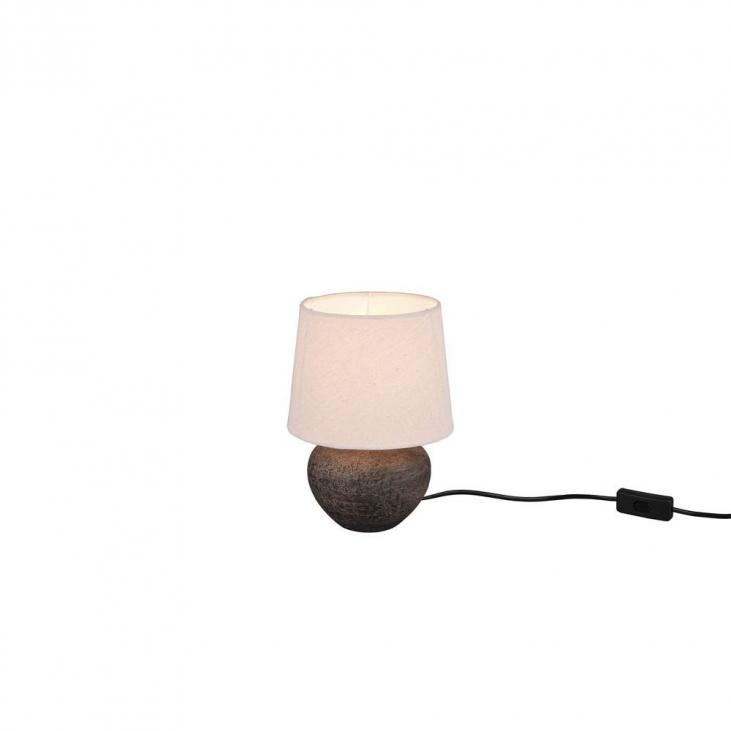 TRIO R50961844 Lampe de table brune et beige LOU