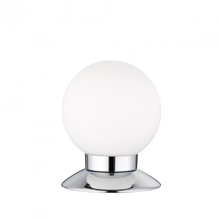 TRIO R52551906 Lampe de table intérieur chromée et blanche PRINCESS
