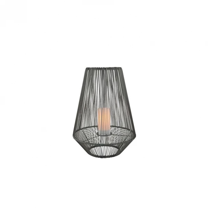 TRIO R55256911 Lampe de table extérieur grise MINEROS