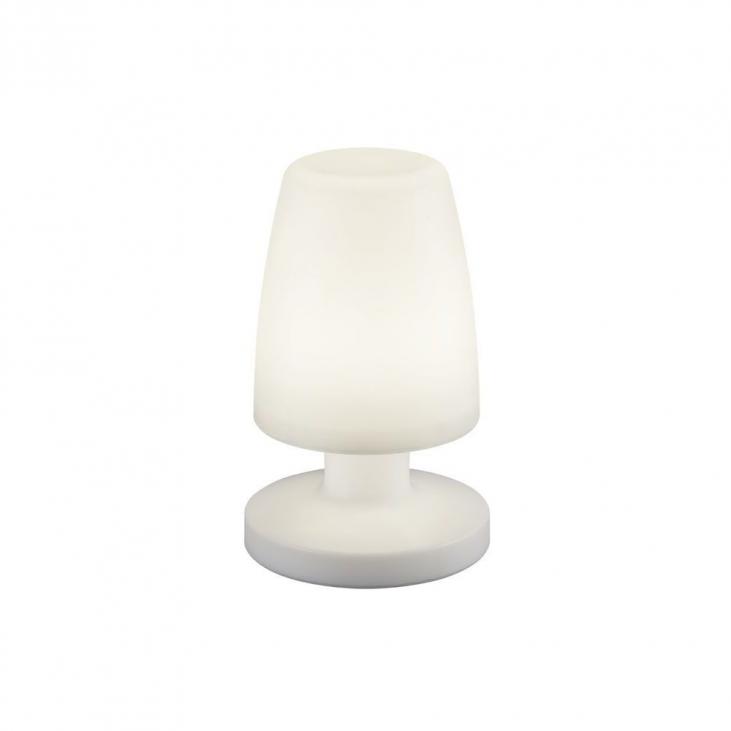 TRIO R57051101 Lampe de table extérieur blanche DORA
