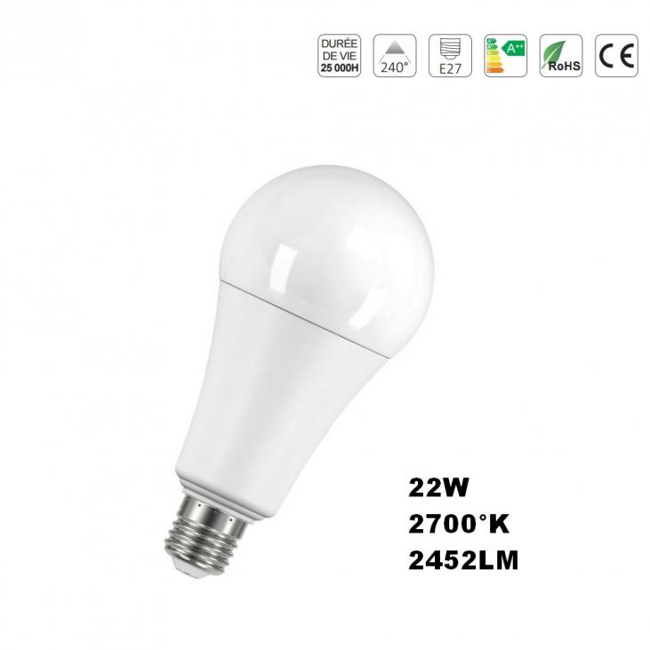 Ampoule LED standard E27 22W 2700°K 2452 lm