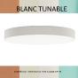 3453/100 Plafonnier intérieur blanc texturé ISIA TUNABLE WHITE