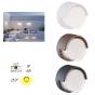 BLIS-ROUND : Applique murale IP65, ronde, 15W SWITCH, 3 couleurs possibles