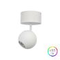 BORA 8.5W SPOT SAILLIE : Spot en forme de boule 8.5W LED décorative 4 couleurs au choix