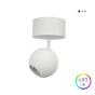 BORA 8.5W SPOT SAILLIE : Spot en forme de boule 8.5W LED décorative 4 couleurs au choix