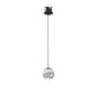 BORA SUSPENSION ENCASTRE : Suspension en forme de boule LED décorative 4 couleurs au choix avec patère encastrable