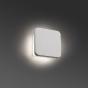 ELSA : Applique lumineuse carrée en plâtre blanc 8W LED