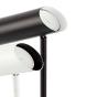 Lampe de table décorative tubulaire en métal couleur noire collection LINK (FARO 29882)