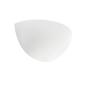 SNOW :  Applique lumineuse en plâtre blanc pour lampe E14 (FARO 63285)