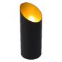 LUCIDE 09533/01/30 Lampe de table intérieur noire et dorée mat / laiton QUIRIJN