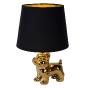 LUCIDE 13533/81/10 Lampe de table intérieur dorée et noire EXTRAVAGANZA SIR WINSTON