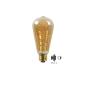 LUCIDE 49034/04/62 Ampoule filament ambrée 4W E27 2200°K LED BULB TWILIGHT SENSOR