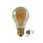 LUCIDE 49042/04/62 Ampoule filament ambrée 4W E27 2200°K LED BULB TWILIGHT SENSOR