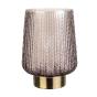 PAULEEN 48137 Lampe à poser mobile couleur taupe, laiton FANCY GLAMOUR