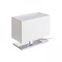 RENDL R11973 Lampe de table couleur blanc chrome PLAZA