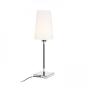 RENDL R12464 Lampe de table couleur blanc et noir chrome LULU