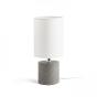RENDL R13295 Lampe de table couleur blanc ciment CAMINO