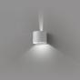 SUNSET : Applique extérieure LED 2x3W blanche double faisceau réglable