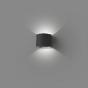 SUNSET : Applique extérieure LED 2x3W grise anthracite double faisceau réglable