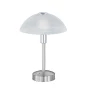 TRIO 525790107 Lampe de table intérieur nickel mat et albâtre DONNA