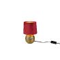 TRIO R50821010 Lampe de table dorée et rouge SOPHIA