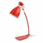 Lampe de table décorative rouge style année 60, pour ampoule à culot E14 ( FARO 20005) 8421776061675